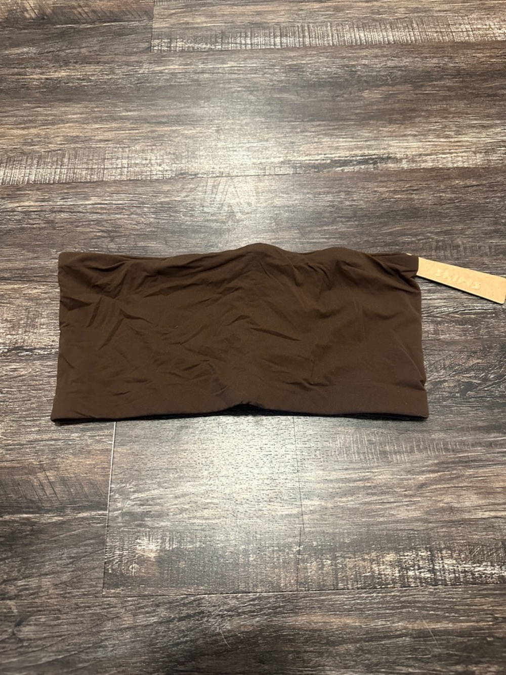 Skims Cocoa Fits Everybody Strapless Bandeau Top